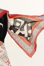Utsav Heritage Print Silk Saree - Off White
