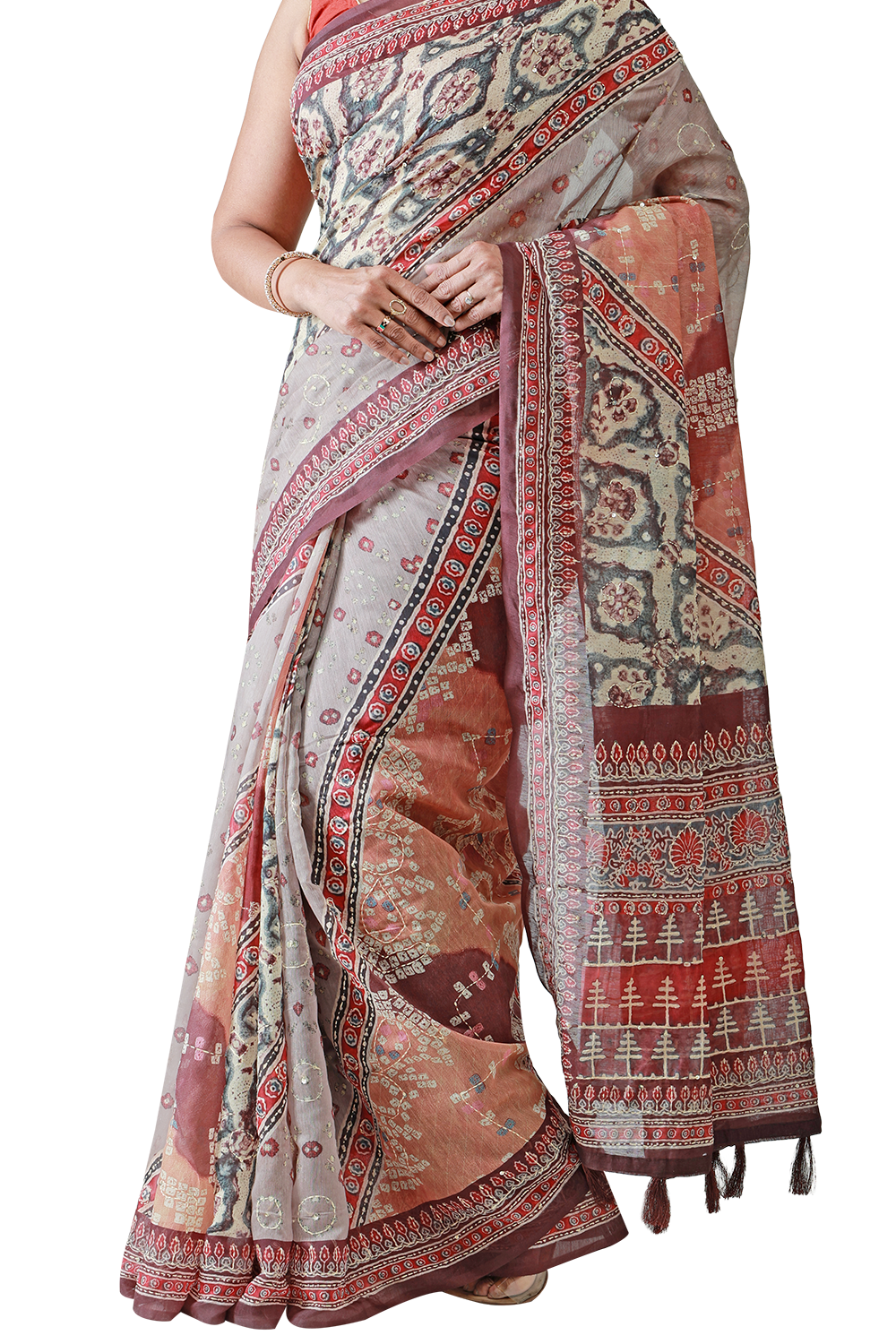 Ruhani Weave Chanderi Saree