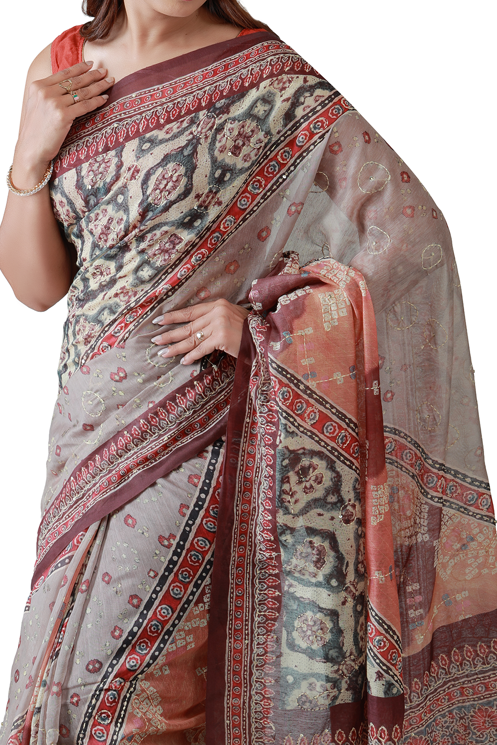 Ruhani Weave Chanderi Saree