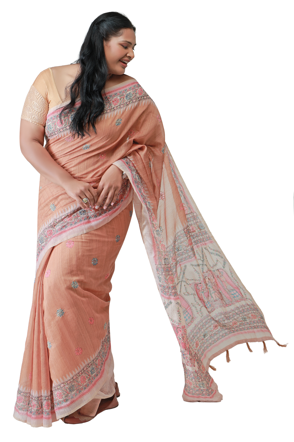 Ira Parampara Chanderi Saree