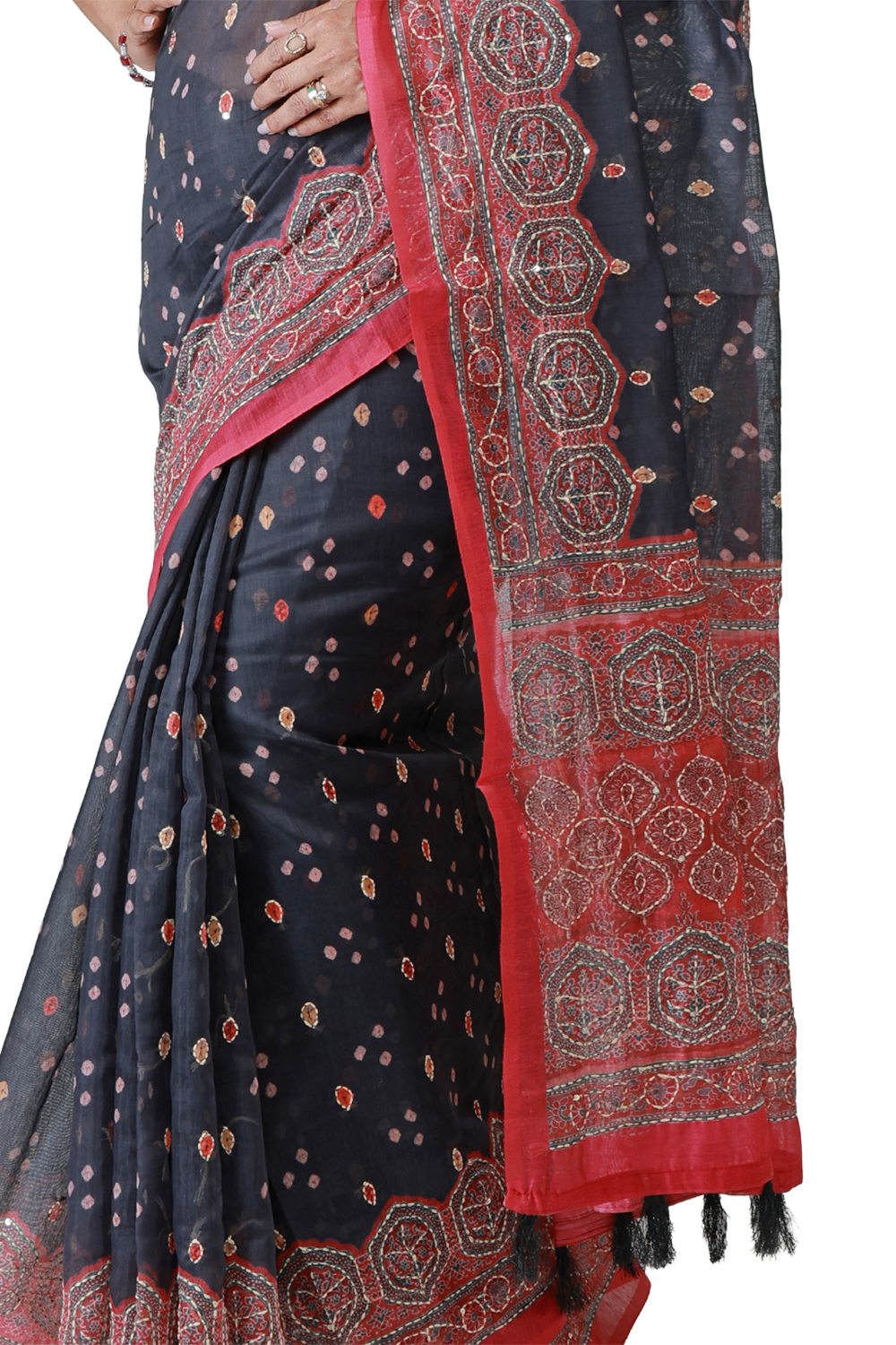Neel Sundari Chanderi Saree