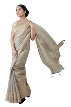 Swarnam Kalamkari Tissue Saree