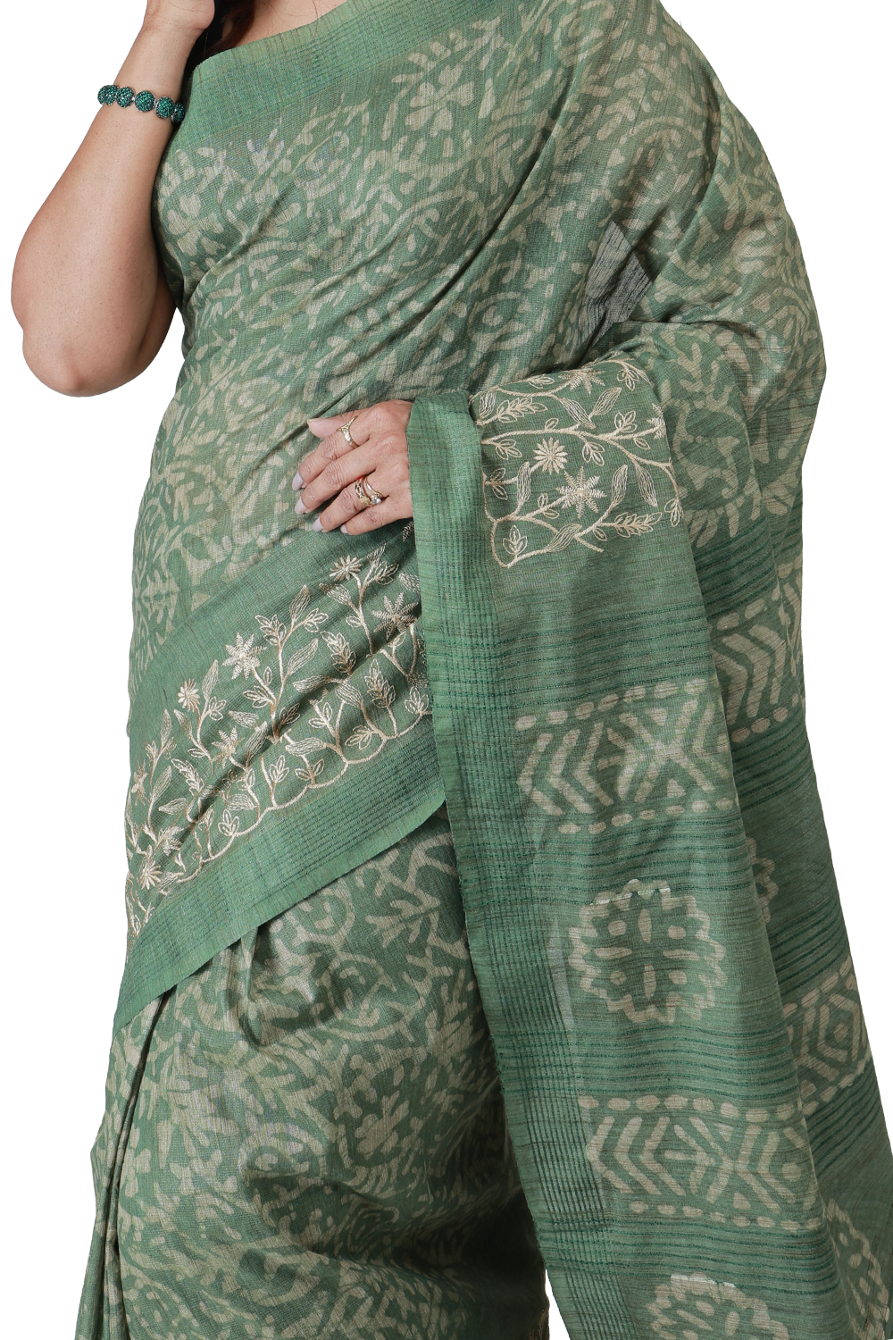 Aarna Batik Bloom Saree