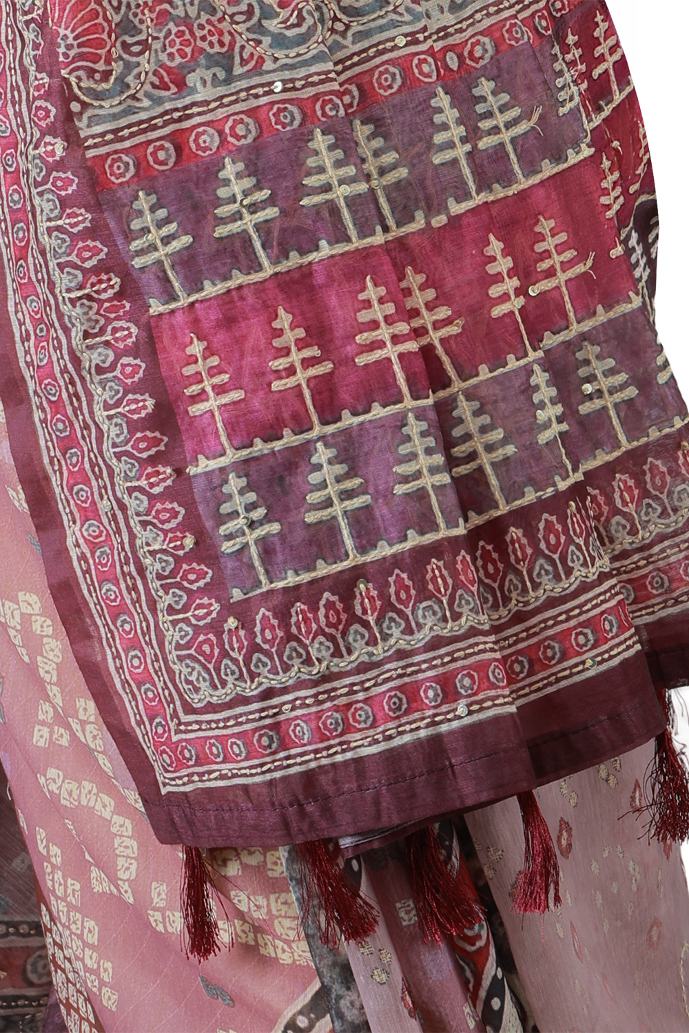 Saanvi Grace Chanderi Saree