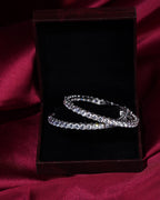 Nitya Anant Raaga Silver Diamond Bangles