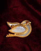 Shaanti Pakshi Pearl Raaga Brooch