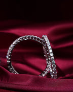 Nitya Anant Raaga Silver Diamond Bangles