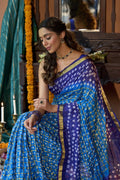Neelrani Ghat Chola Silk Saree