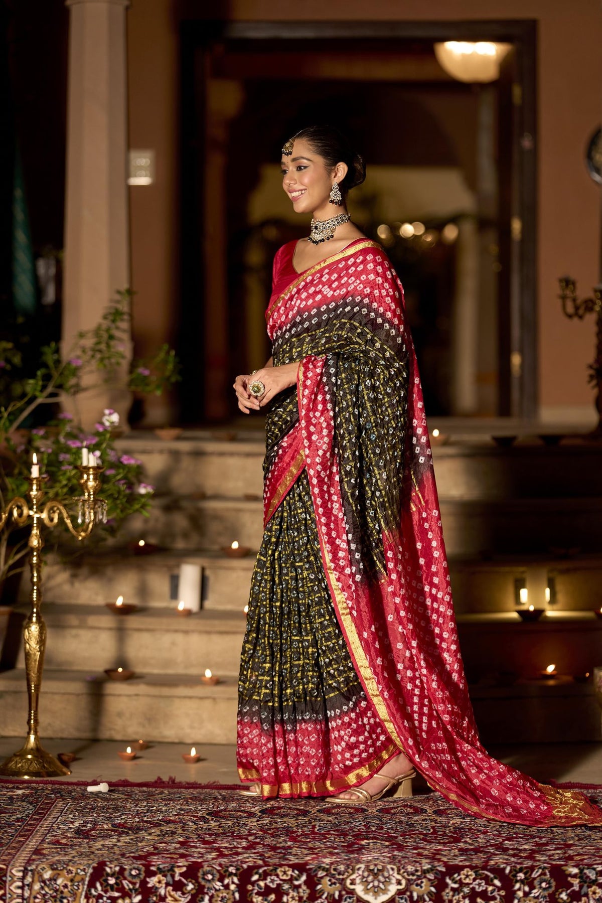 Raktika Ghat Chola Silk Saree