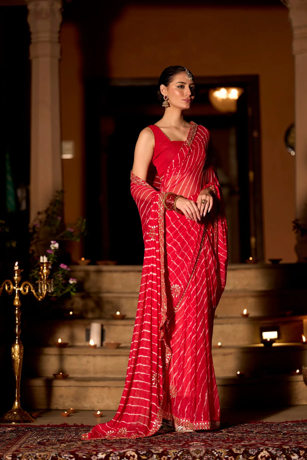 Gulnaar Leheriya Jorjat Saree