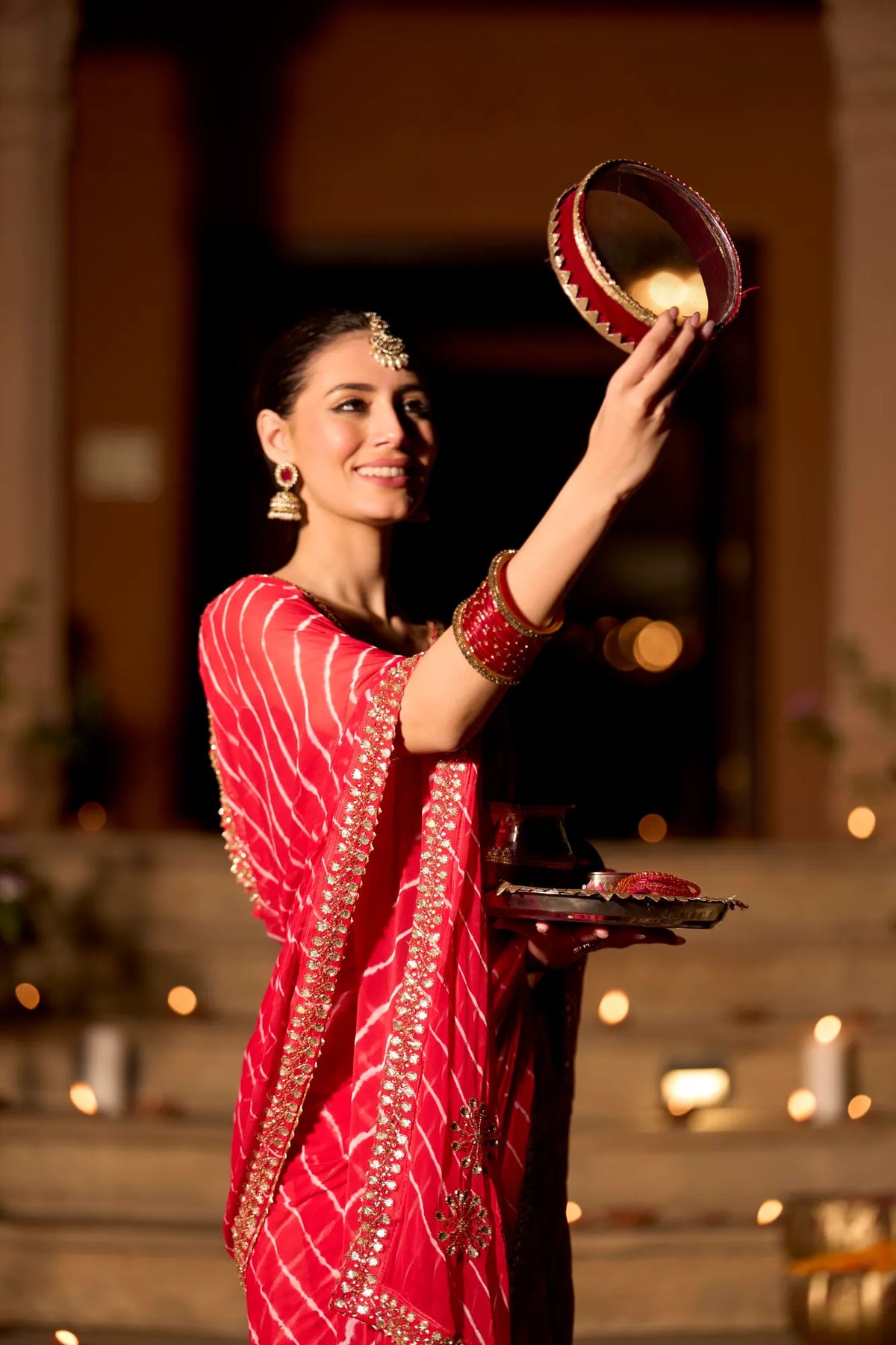 Gulnaar Leheriya Jorjat Saree