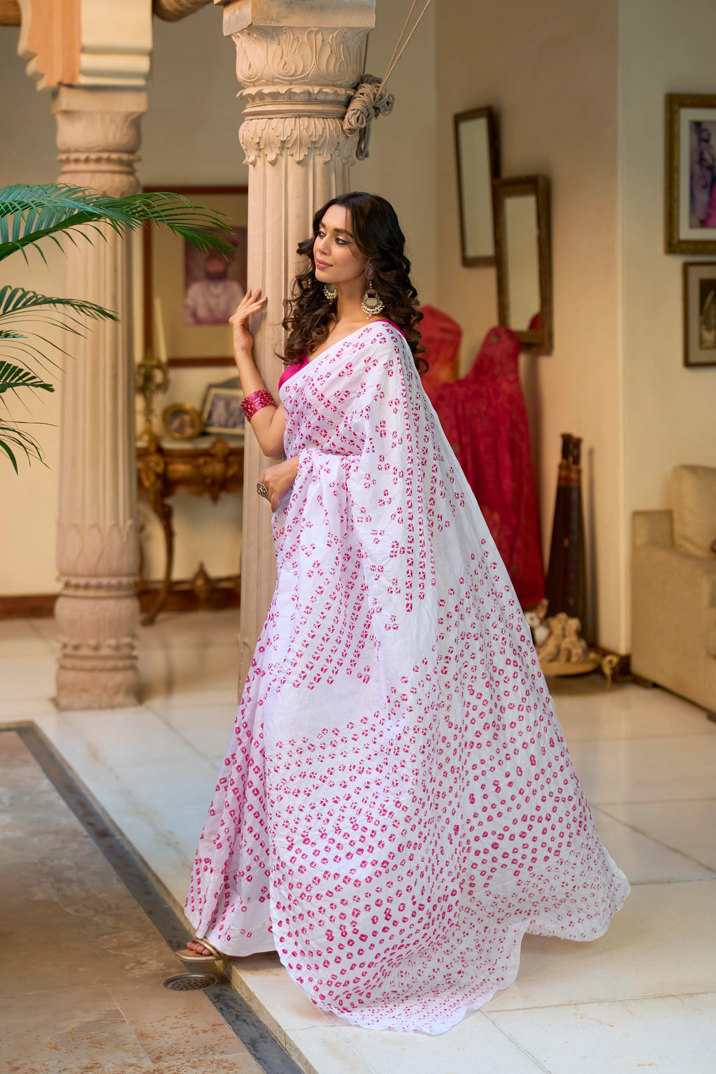 Moti Rani Bandhani Silk Saree