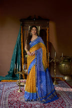 Nilanjana Ghot Chola Silk Saree