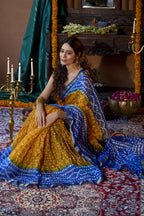 Nilanjana Ghot Chola Silk Saree