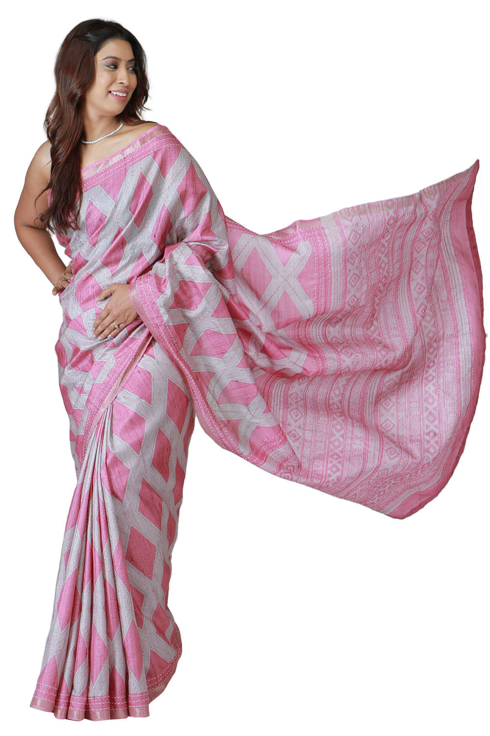 Aabha Geo Weave Saree