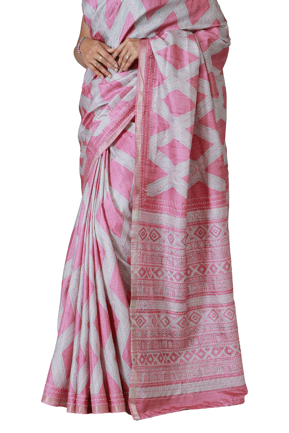 Aabha Geo Weave Saree