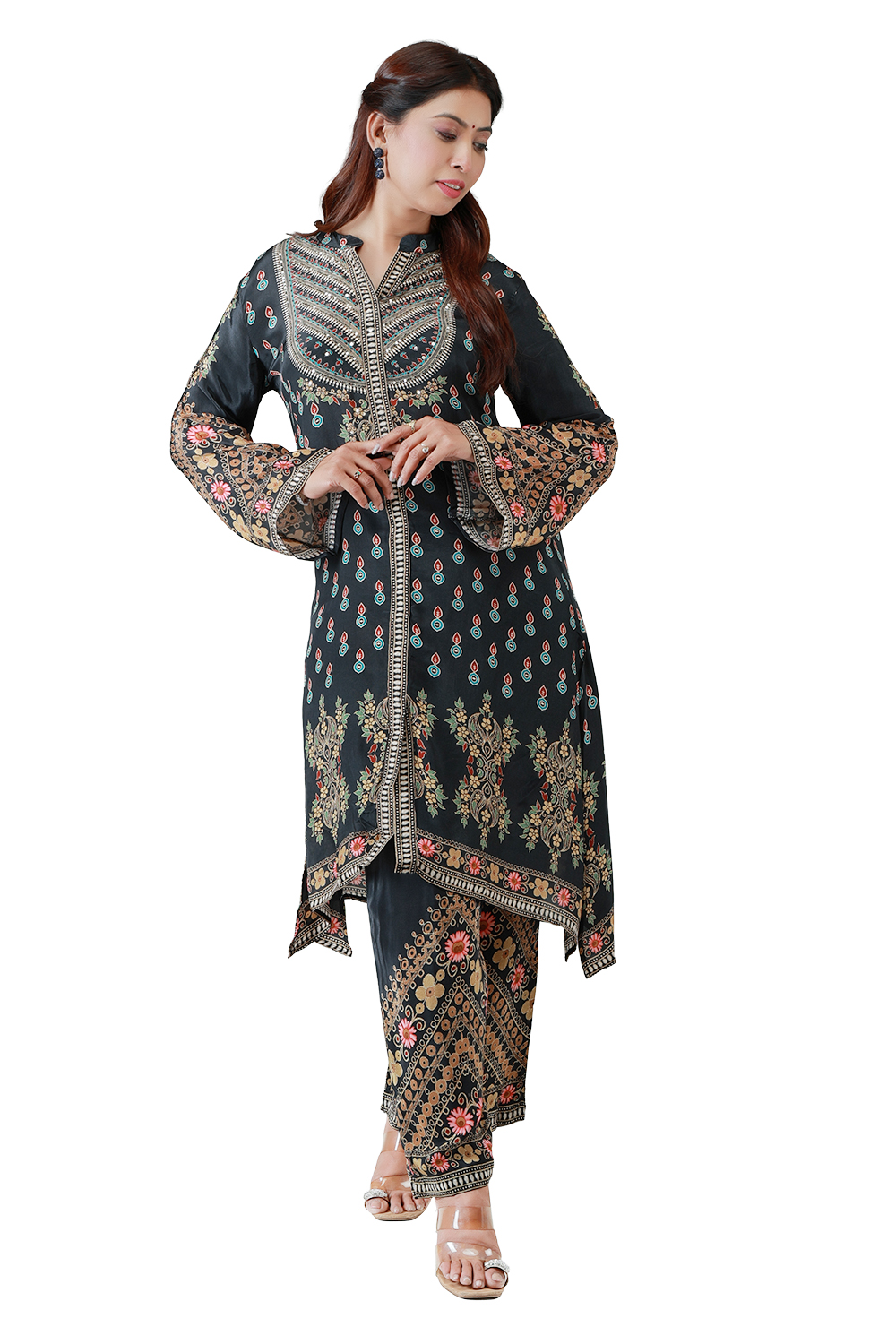 Midnight Mandala Kurta Co-ord Set