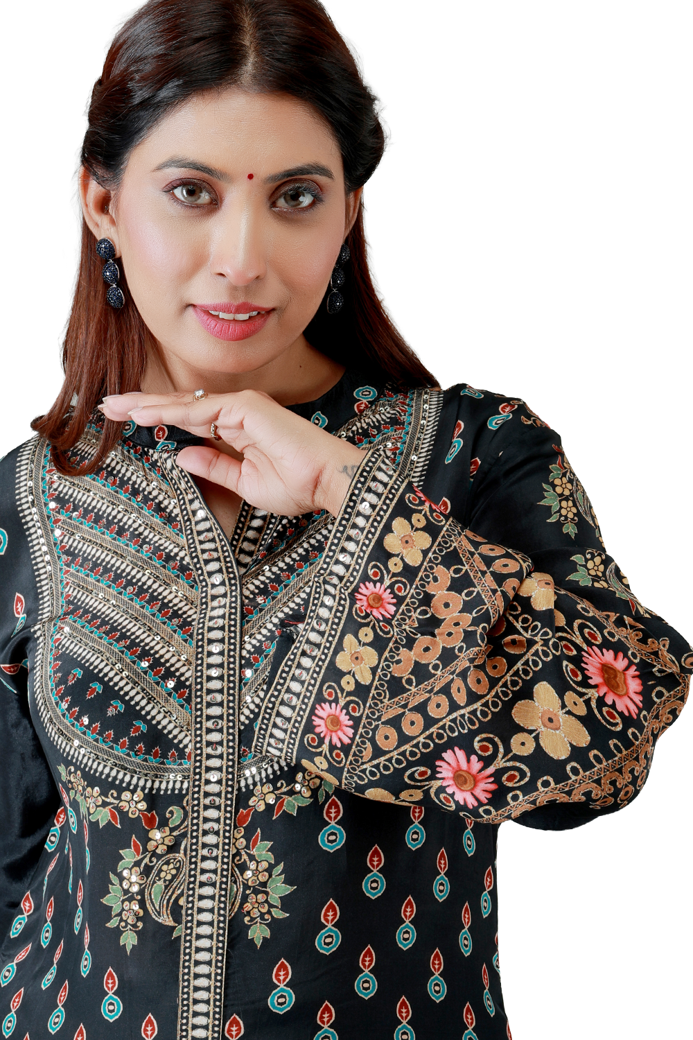 Midnight Mandala Kurta Co-ord Set