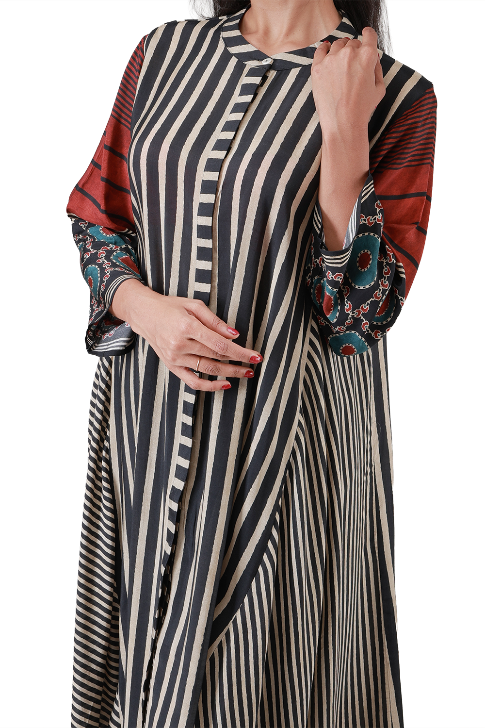 Noir Stripe Fusion Co-ord Set