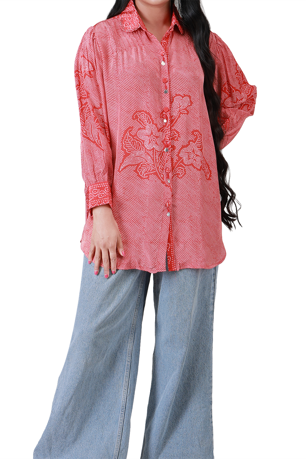 Rosebud Batik Blouse