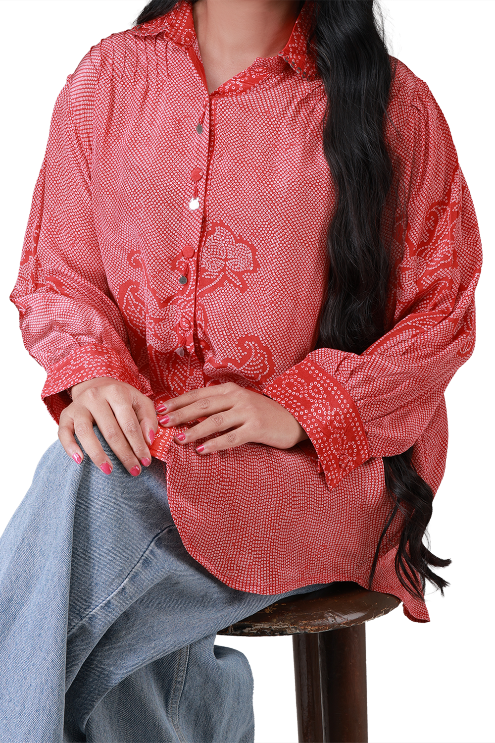 Rosebud Batik Blouse