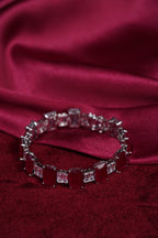 Ruby Radiance Statement Bracelet