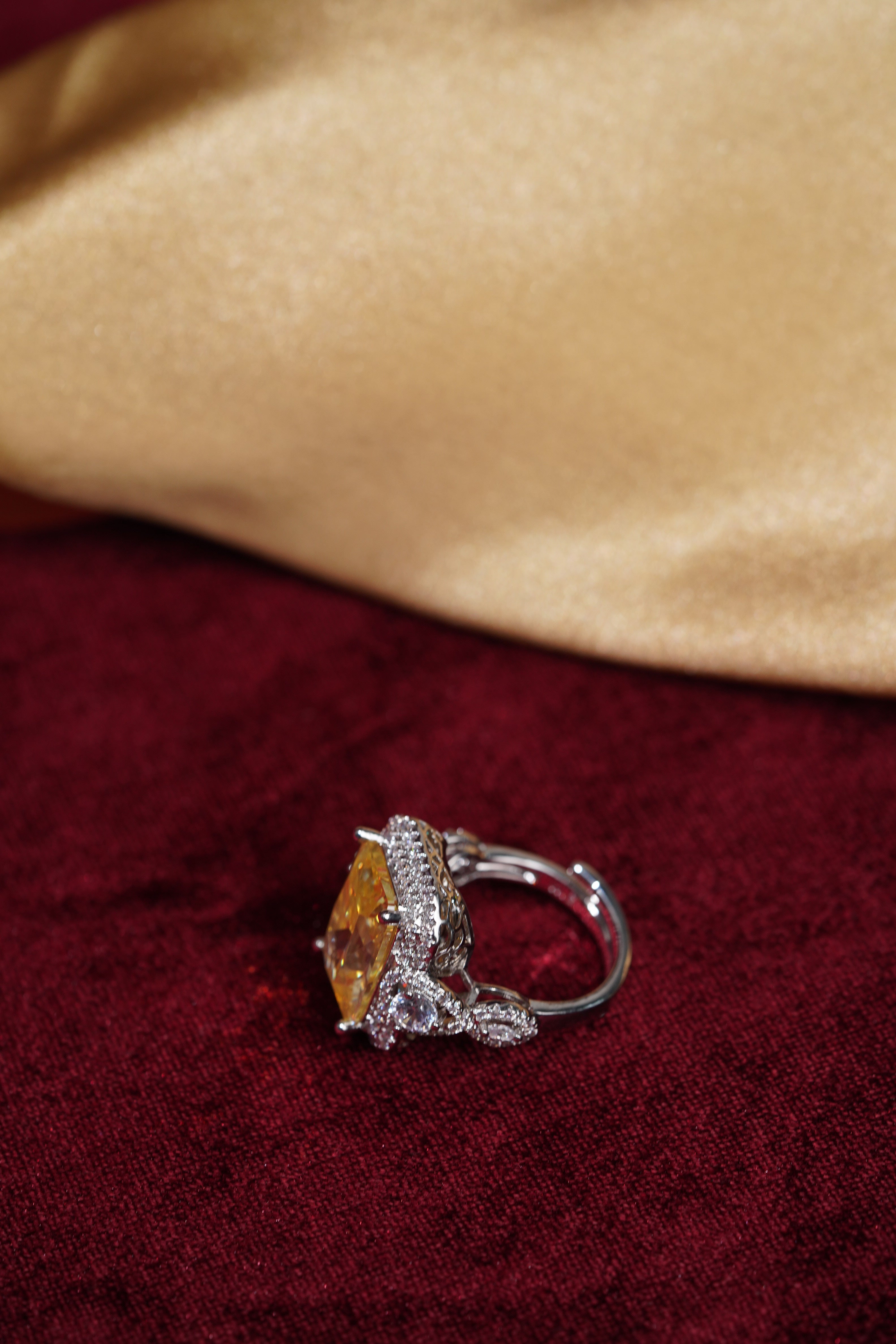 Citrine Majesty Raaga Ring