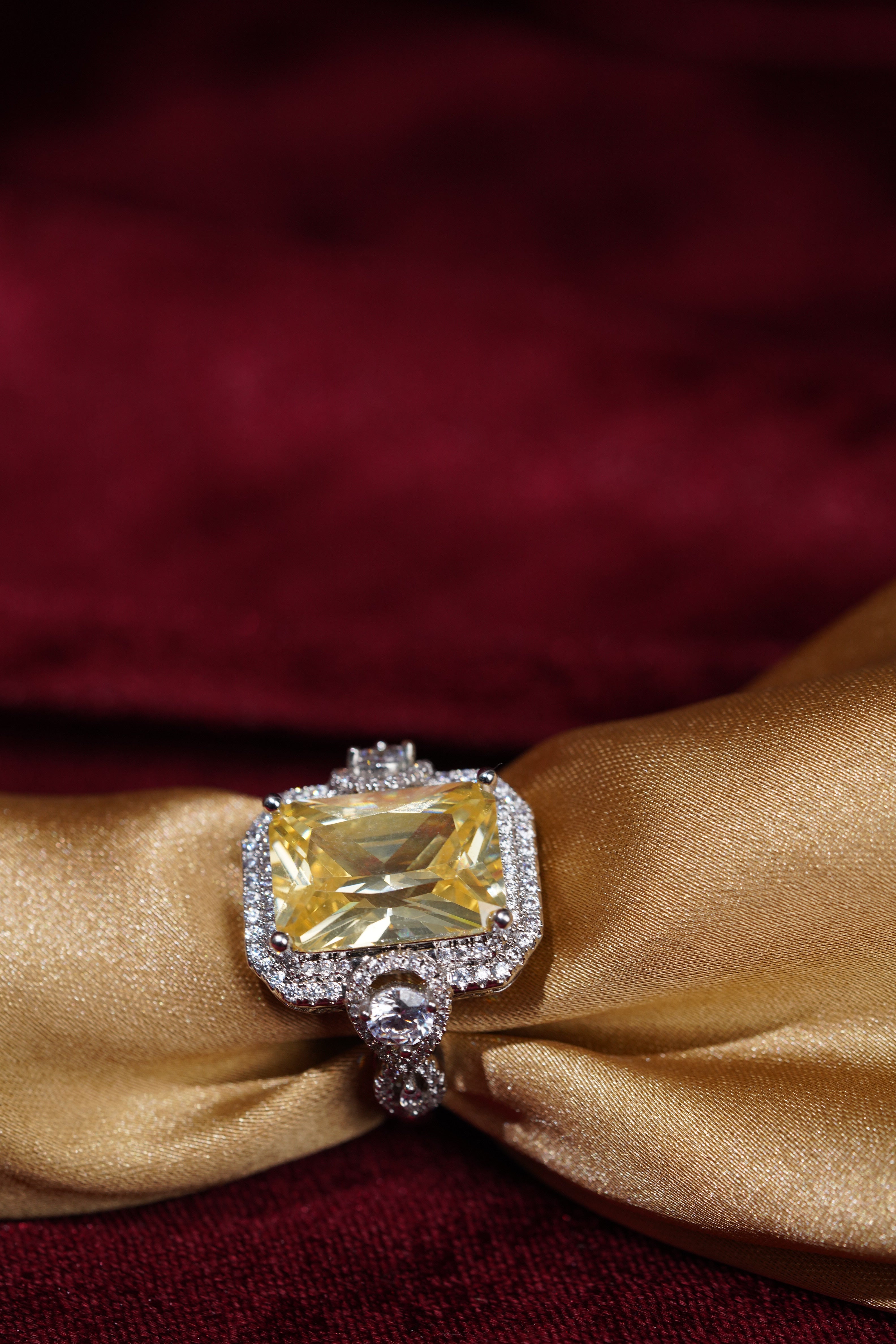Citrine Majesty Raaga Ring