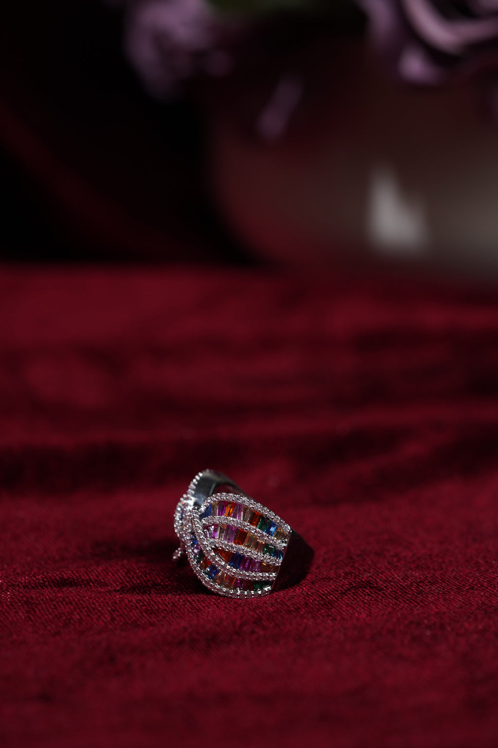 Rainbow Reverie Raaga Ring