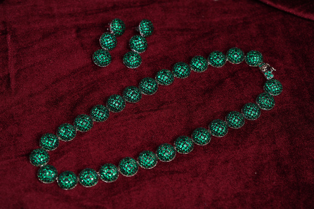 Ratna Raaga Crystal Set- Green