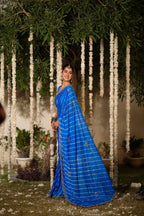 Neel Leher Leheriya Jorjat Saree