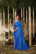 Neel Leher Leheriya Jorjat Saree