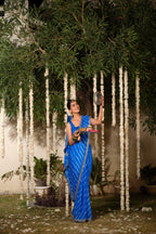 Neel Leher Leheriya Jorjat Saree
