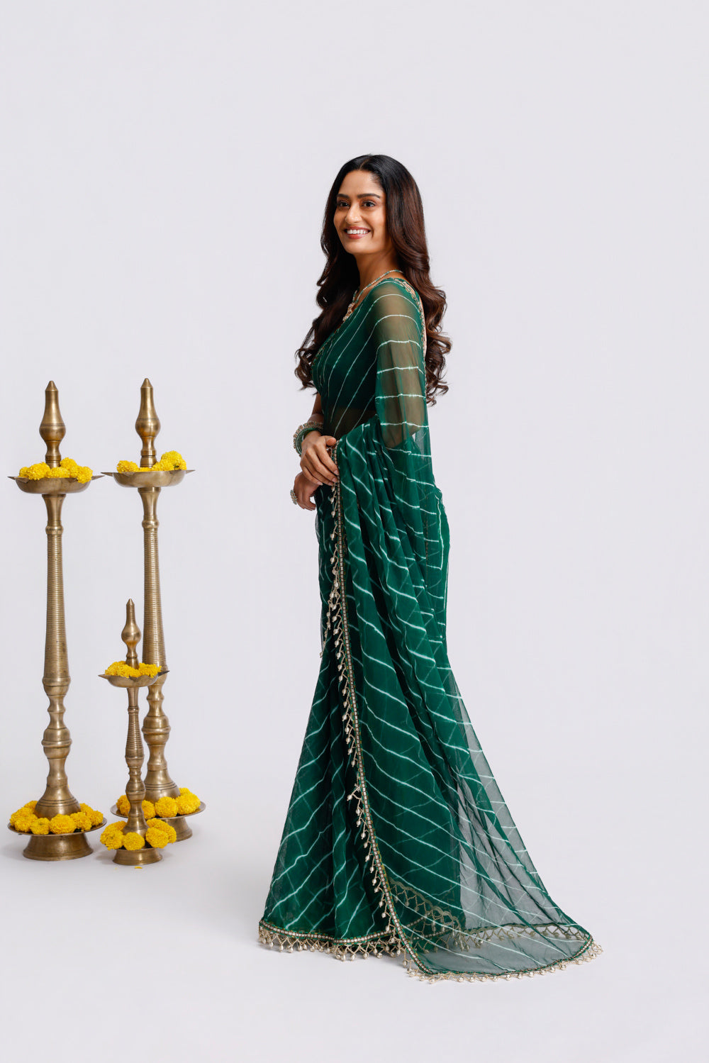 Meher Rang Leheriya Saree