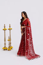 Phool Baari Leheriya Saree