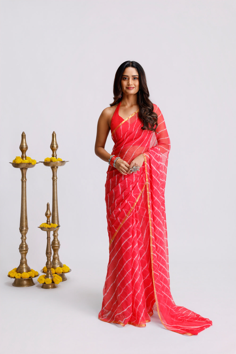 Rangrez Leheriya Saree