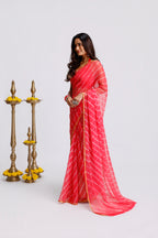 Rangrez Leheriya Saree
