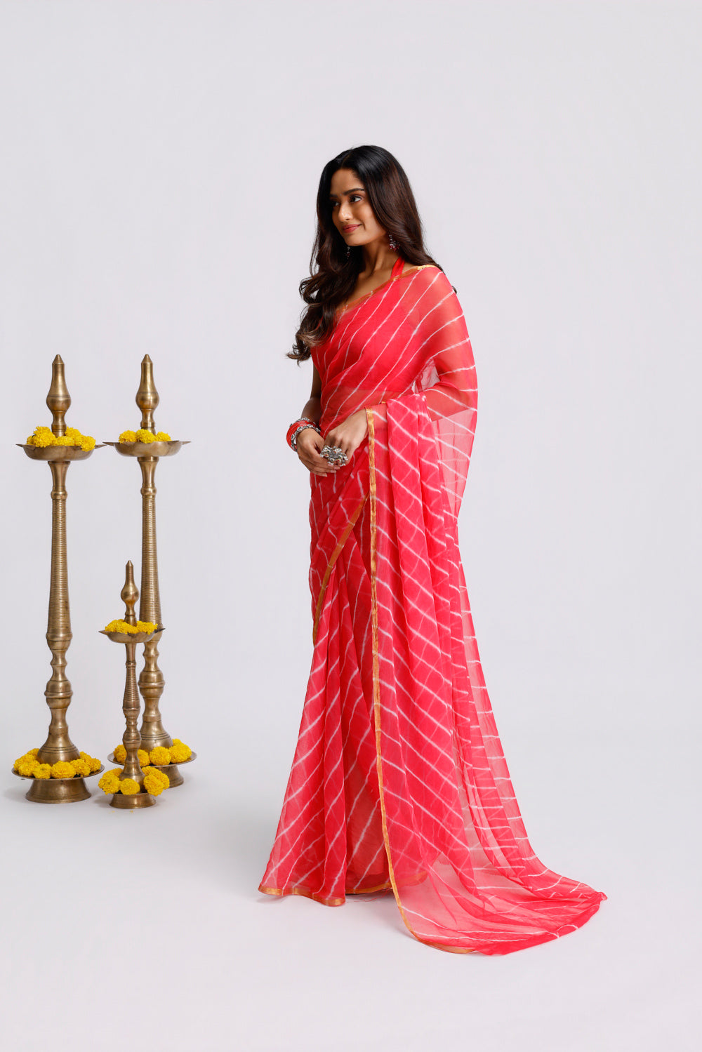 Rangrez Leheriya Saree