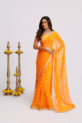 Kesari Leher Leheriya Saree