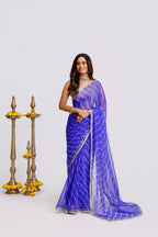 Noor Bindu Leheriya Saree