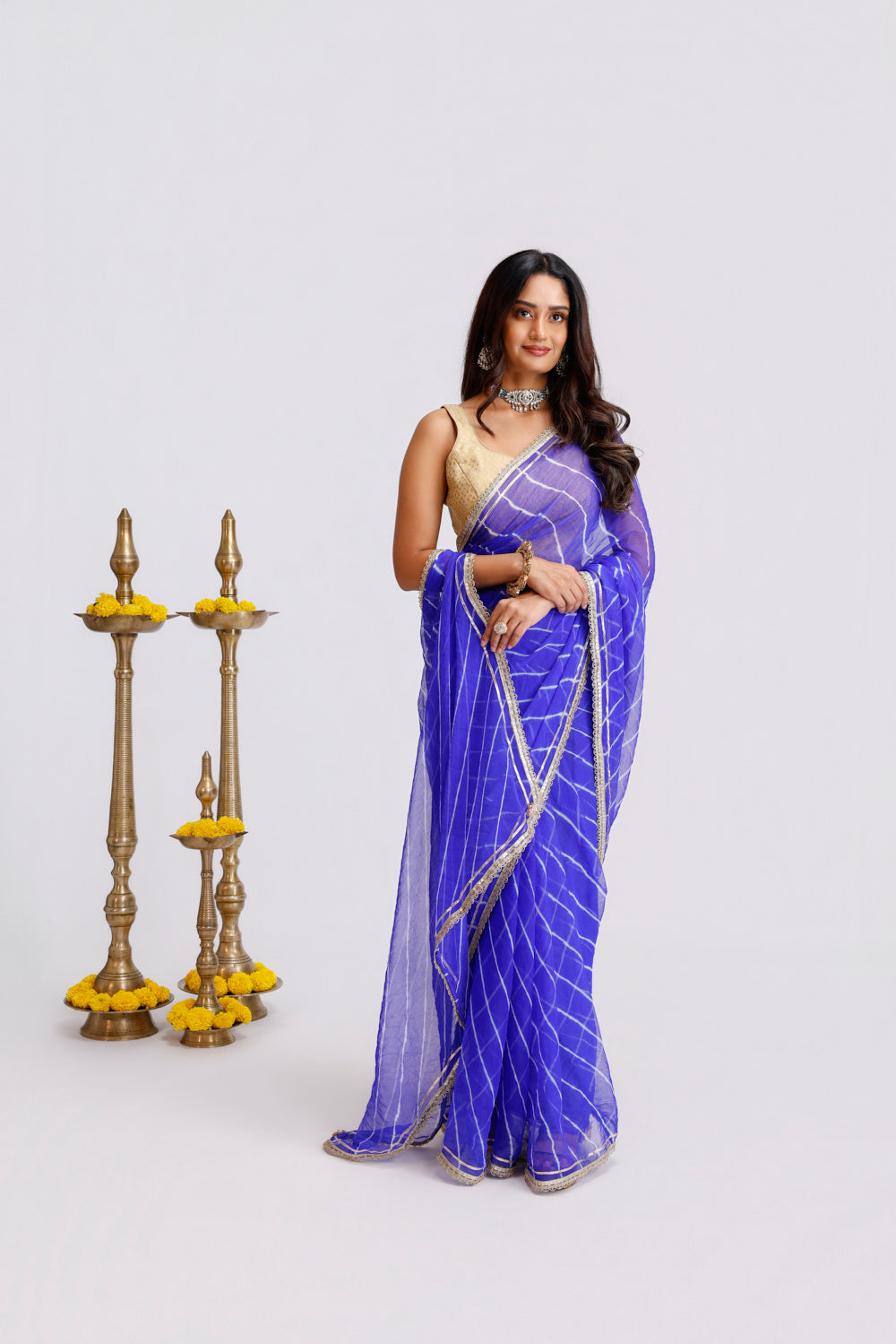 Noor Bindu Leheriya Saree