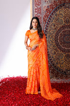 Rajrani Bandhani Silk Saree