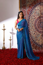 Shahi Noor Bandhani Silk Saree