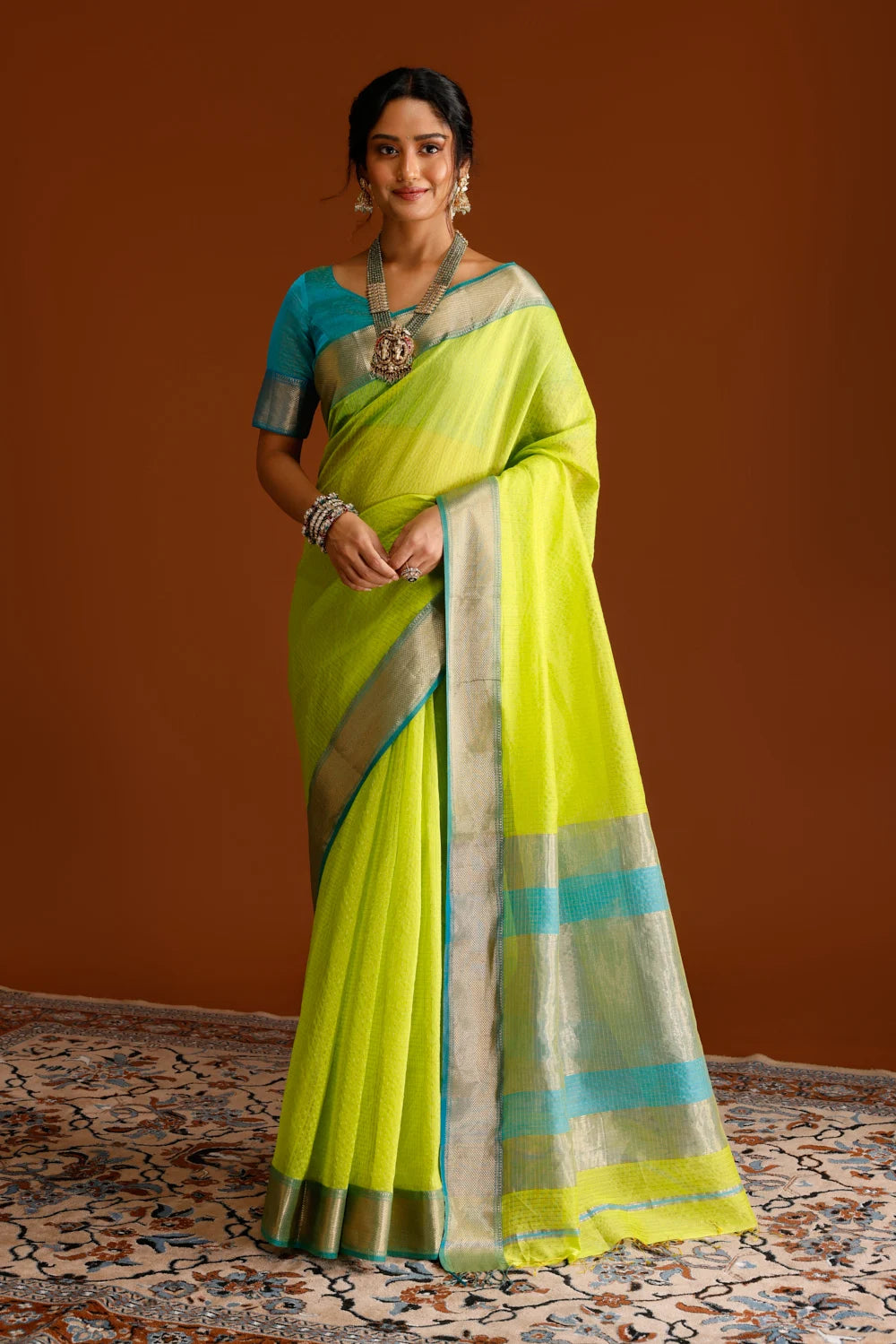 Chandrika Maheshwari Cotton Silk Saree