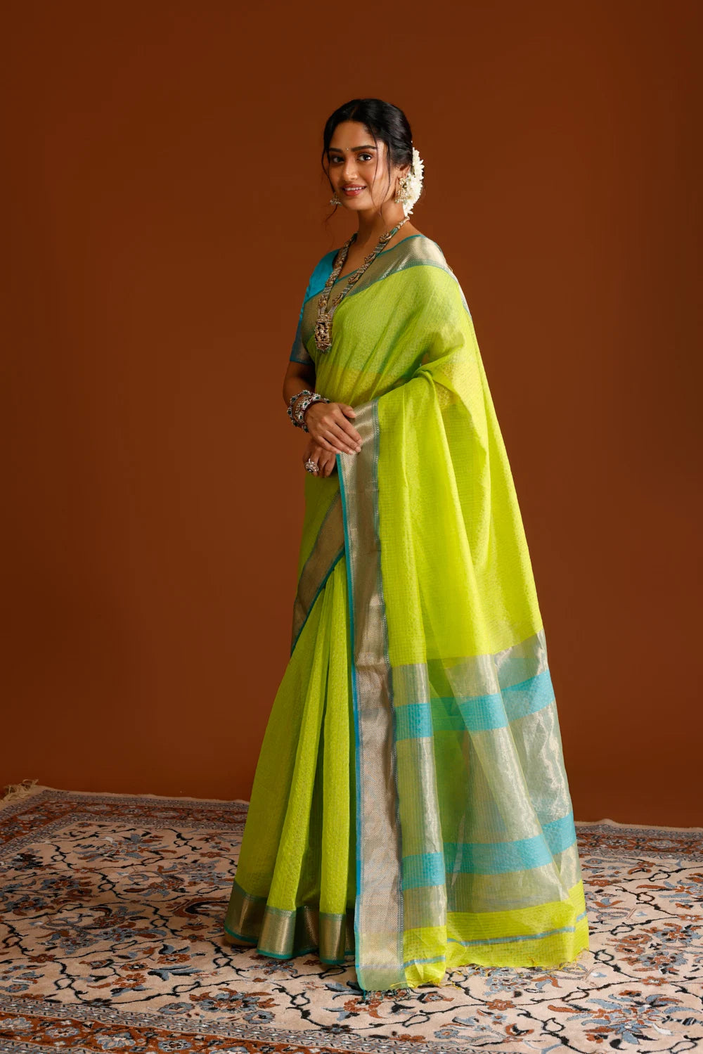 Chandrika Maheshwari Cotton Silk Saree