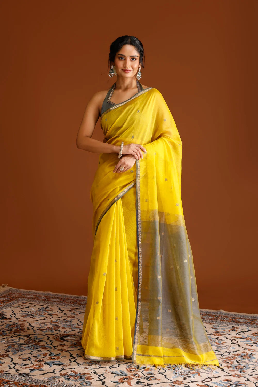 Vasudha Maheshwari Cotton Silk Saree