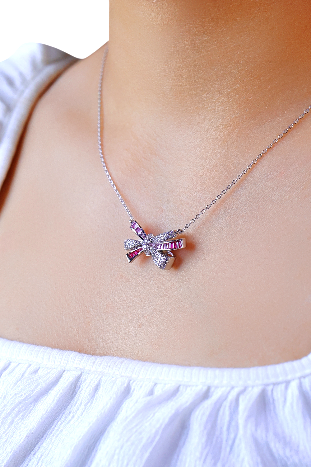 Cerise Bow Radiance Set