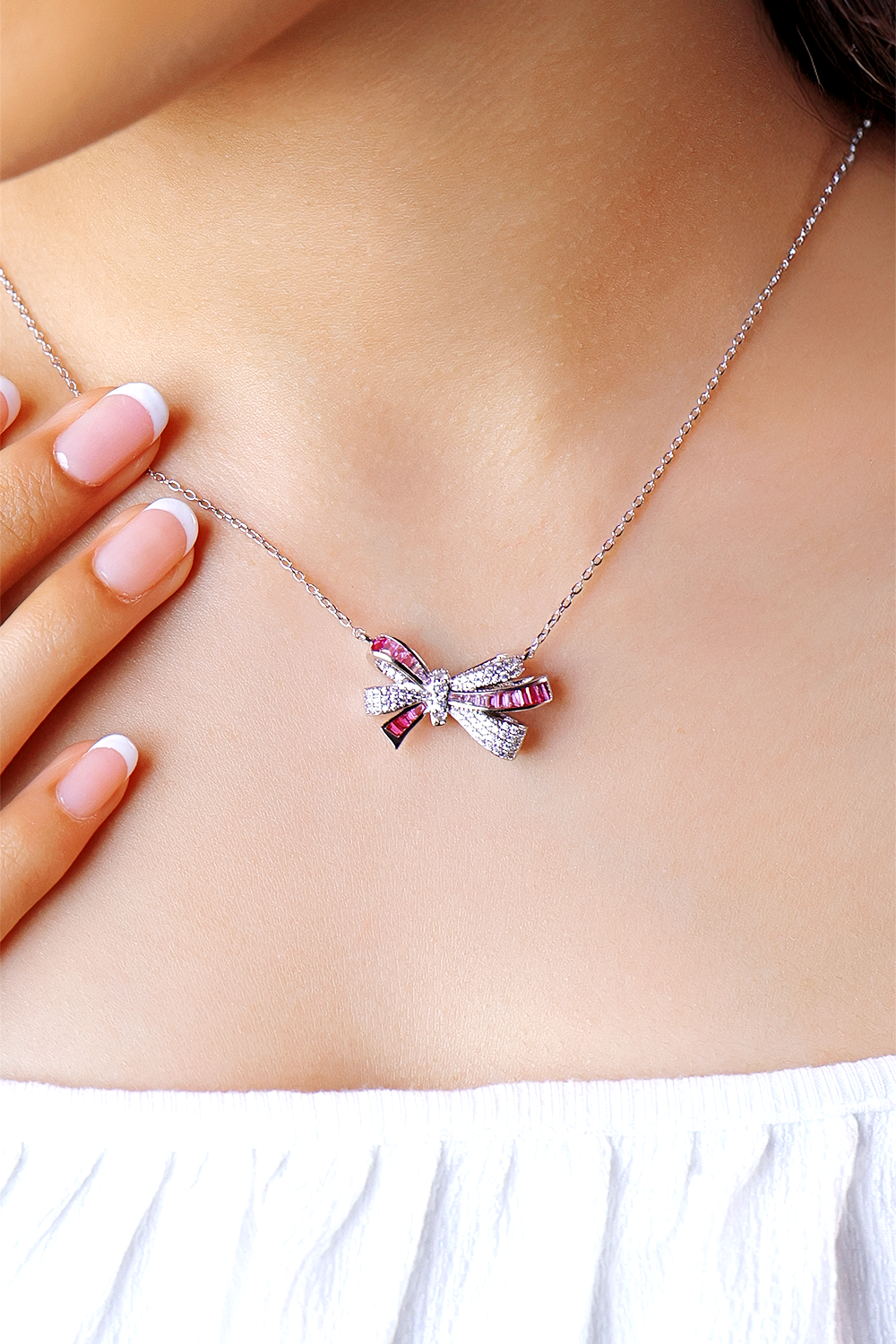 Cerise Bow Radiance Set