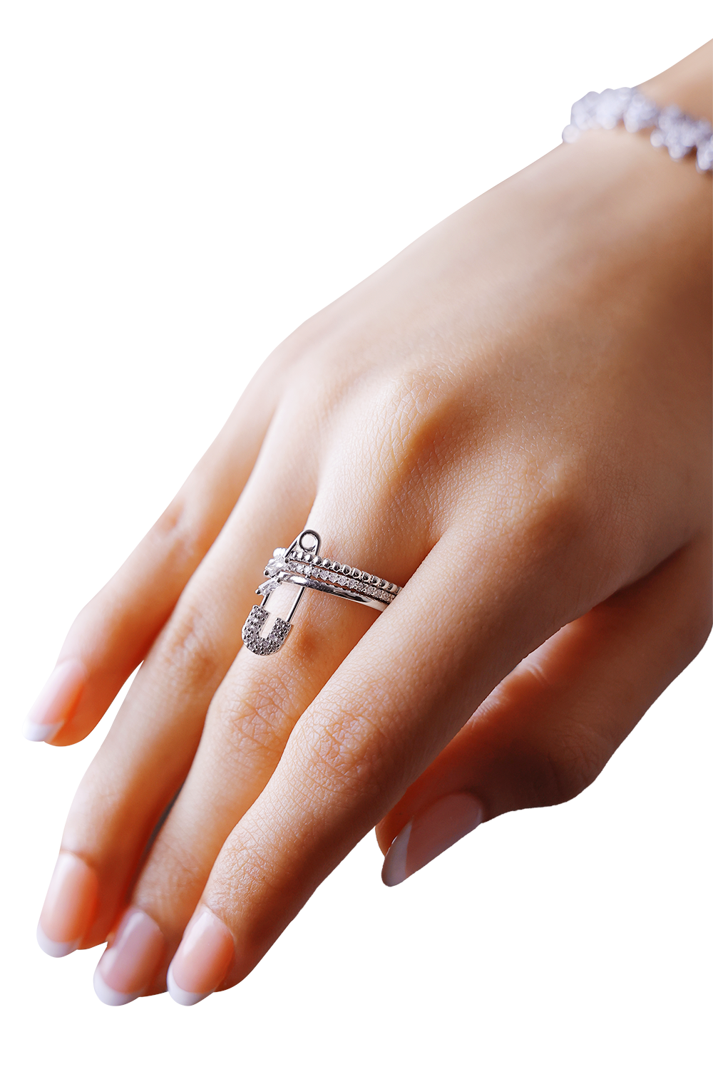 Sterling Pivot Ring