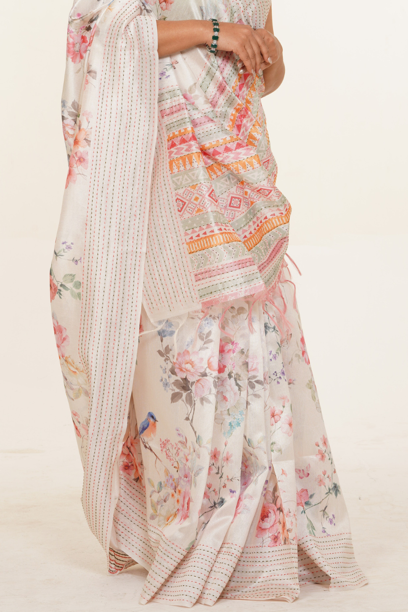 Tantu Ethereal Cotton Silk - Pearl White